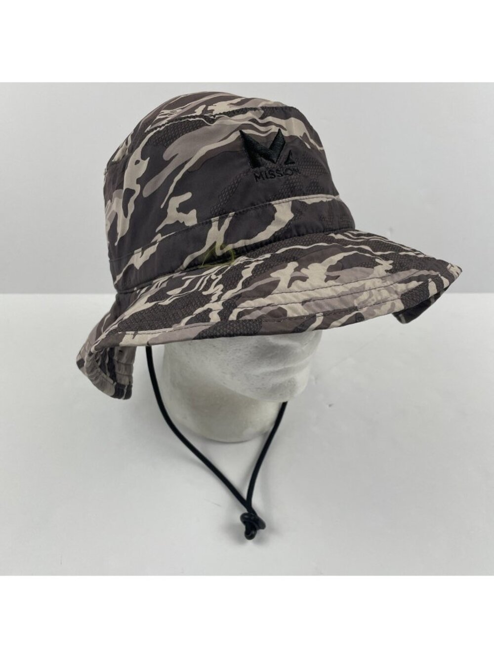 Mission Boonie Bucket Hat Men’s Camouflage Camo Hiking Wide Brim Strap